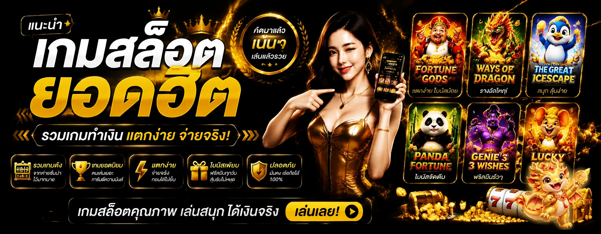 รวมเกมสล็อตยอดนิยมบน SCLASS88